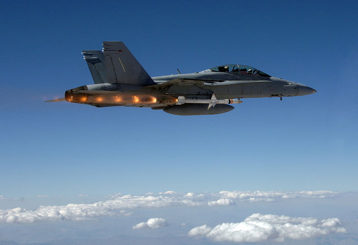 Myśliwce odrzutowe, Boeing F / A-18E / F Super Hornet, Tapety HD