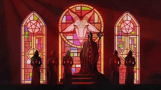 fantasma, Papa Emérito, Ghost B.C., iglesia, Lucifer, Fondo de pantalla HD HD wallpaper