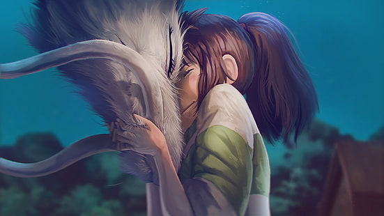 อะนิเมะ, สาวอนิเมะ, Spirited Away, Studio Ghibli, วอลล์เปเปอร์ HD HD wallpaper