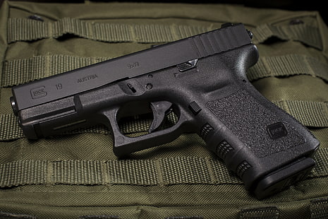 pistolet, broń, Glock 19, samozaładowcze, Tapety HD HD wallpaper