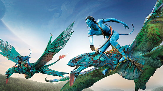 3d, Avatar, Jake Sully, Neytiri, วอลล์เปเปอร์ HD HD wallpaper