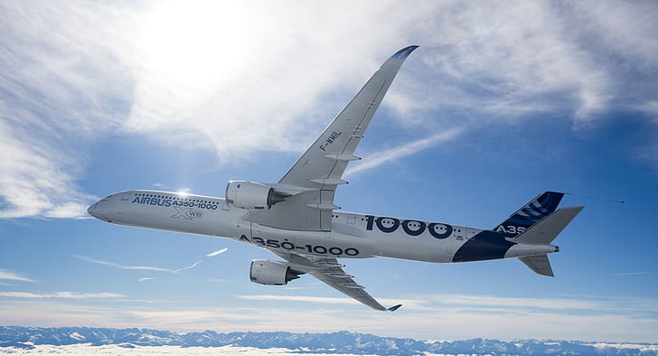 Airbus, The A350, A350-1000, HD wallpaper