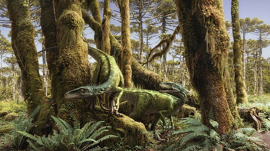 الحيوانات ، الديناصورات ، عصور ما قبل التاريخ، خلفية HD HD wallpaper