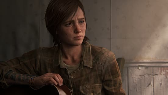 The Last of Us 2, videojuegos, captura de pantalla, Naughty Dog, PlayStation 4, Ellie, Fondo de pantalla HD HD wallpaper