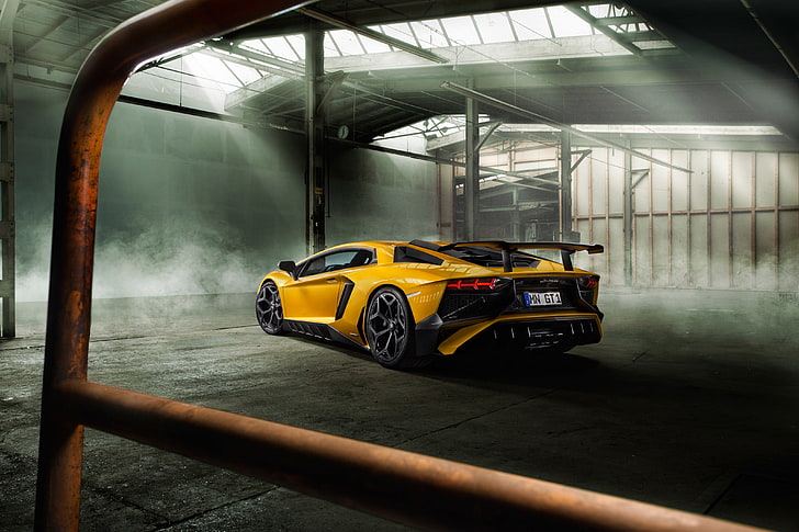 Lamborghini Aventador, 4K, Vossen Wheels, Superveloce, Novitec Torado, HD wallpaper