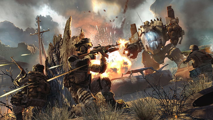 Warface Mech Battle Soldiers HD, Videospiele, Schlacht, Soldaten, Mech, Warface, HD-Hintergrundbild