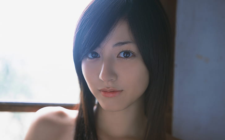 Asian, Japan, Yumi Sugimoto, model, smiling, women, HD wallpaper
