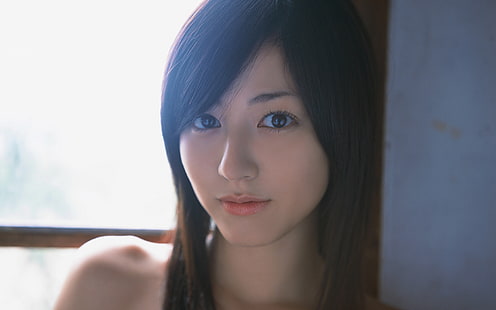 Asiático, japão, yumi sugimoto, modelo, sorrindo, mulheres, HD papel de parede HD wallpaper