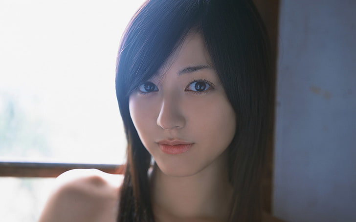 Asian, women, Japan, Yumi Sugimoto, smiling, model, HD wallpaper