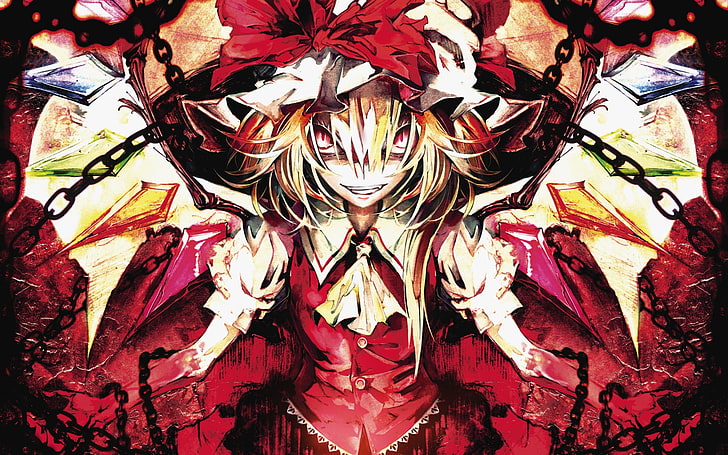 touhou flandre scarlet banpai akira 1920x1200  Anime Akira HD Art , Flandre Scarlet, Touhou, HD wallpaper