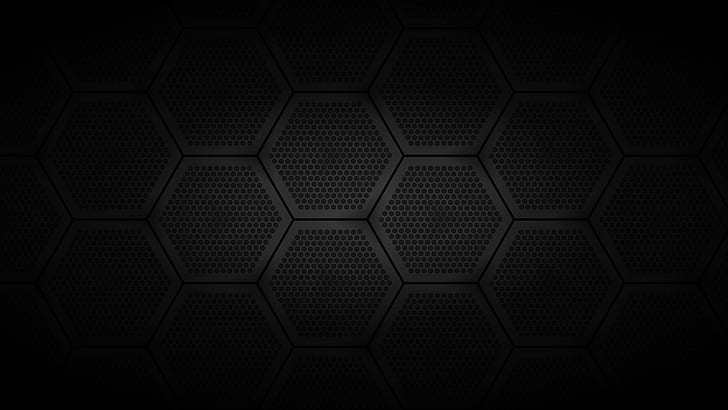 hexagon, digital art, HD wallpaper