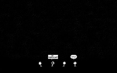 Minimalismus, Calvin und Hobbes, HD-Hintergrundbild HD wallpaper