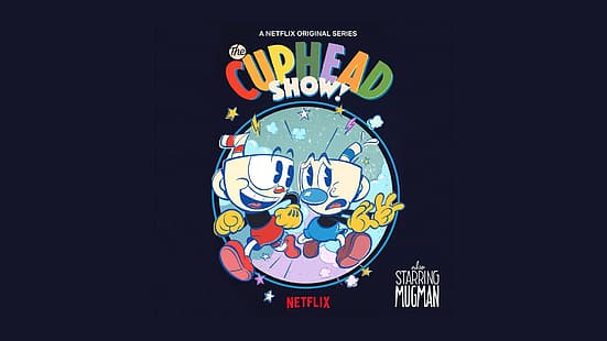 Cuphead, Cuphead (Video Game), karakter video game, Netflix, Serial TV Netflix, Wallpaper HD HD wallpaper