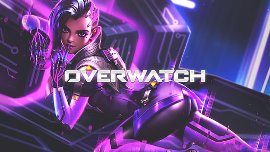 Overwatch, Sombra (Overwatch), gry na PC, gry wideo, Tapety HD HD wallpaper