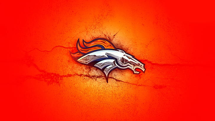 Orange, 2014, Denver Broncos, the Denver Broncos, HD wallpaper
