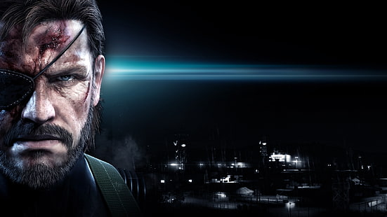 Big Boss von Metal Gear Solid, Metal Gear, Metal Gear Solid, Big Boss, Metal Gear Solid V: Ground Zeroes, Videospiele, HD-Hintergrundbild HD wallpaper