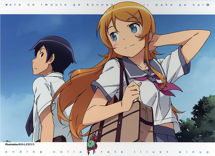 Ore no Imouto von Konnani Kawaii Wake von Nai, Kousaka Kirino, Anime Girls, HD-Hintergrundbild