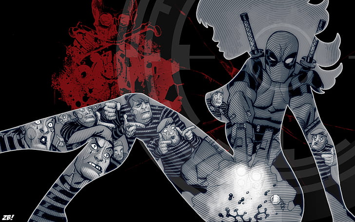 Deadpool HD, desenho animado / quadrinhos, deadpool, HD papel de parede