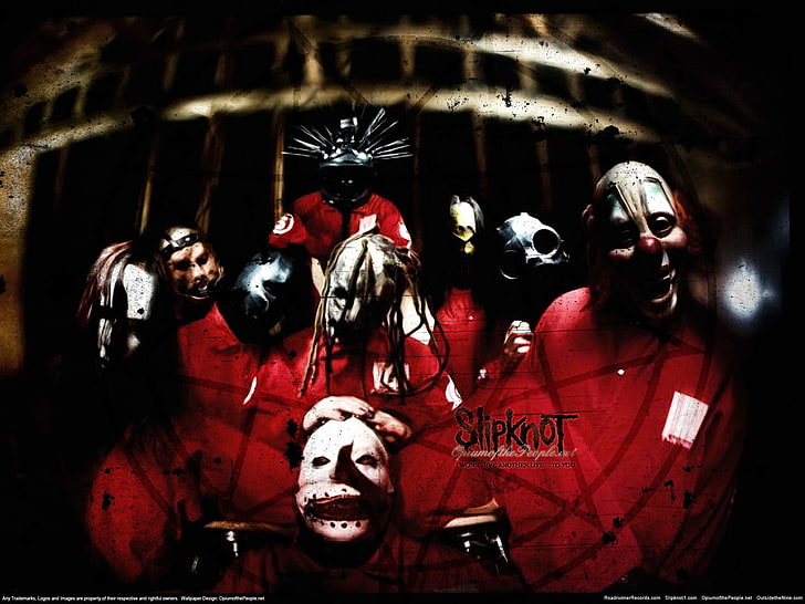 Illustrazione Slipknot, Band (musica), Slipknot, Heavy Metal, Industrial Metal, Nu Metal, Sfondo HD
