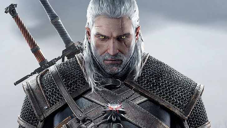 The Witcher digitala tapeter, The Witcher, The Witcher 3: Wild Hunt, videospel, HD tapet