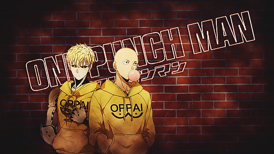 Wallpaper One Punch Man, Anime, One-Punch Man, Genos (One-Punch Man), One Punch-Man, Saitama (One-Punch Man), Wallpaper HD HD wallpaper