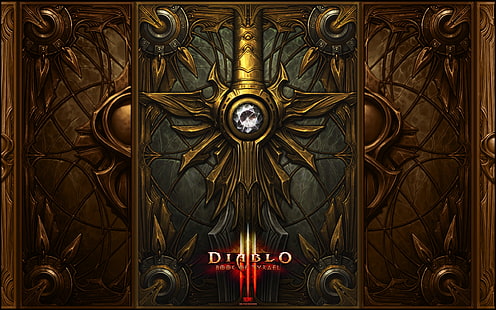 Papel de parede de aplicação de jogo Diablo, diablo 3, espada, arma, HD papel de parede HD wallpaper