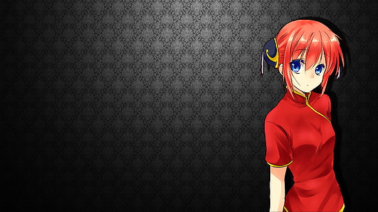Kagura (Gintama), Gintama, gadis anime, pakaian Cina, Wallpaper HD HD wallpaper
