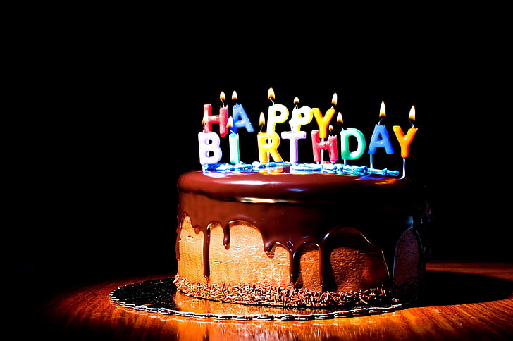 birthday, cake, happy, wish, HD wallpaper
