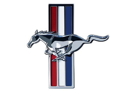 Logo Ford Mustang, Ford, Ford Mustang, Logo, Tapety HD HD wallpaper