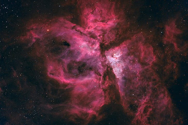 Sci Fi, Nebula, Carina Nebula, Cosmos, Galaxy, Pink, Red, Space, Stars, HD wallpaper
