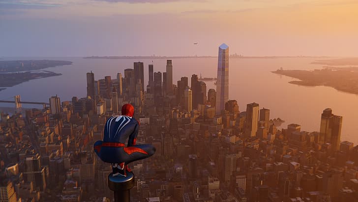 Spider-Man, Spider-Man (2018), Peter Parker, Miles Morales, PlayStation, PlayStation 4, fumetti, videogiochi, Sfondo HD