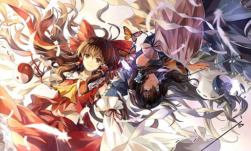 خلفية أنيمي ، Hakurei Reimu ، Touhou، خلفية HD HD wallpaper