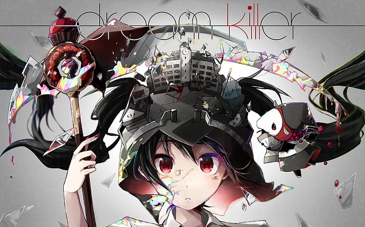 Anime, Vocaloid, Zatsune Miku, HD wallpaper
