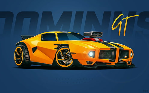 Rocket League, videogiochi, render, Dominus GT, Psyonix, Sfondo HD HD wallpaper