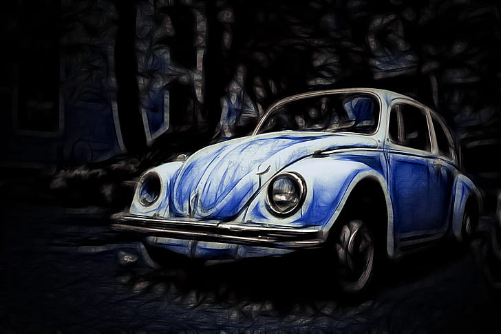 автомобиль, Volkswagen Beetle, HD обои