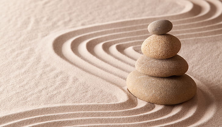 Erde, Stein, Sand, Zen, HD-Hintergrundbild