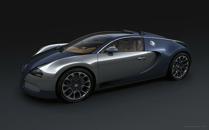 Bugatti Veyron Grand Sport Sang Bleu 4, gray coupe, grand, sport, bugatti, veyron, bleu, sang, cars, HD wallpaper