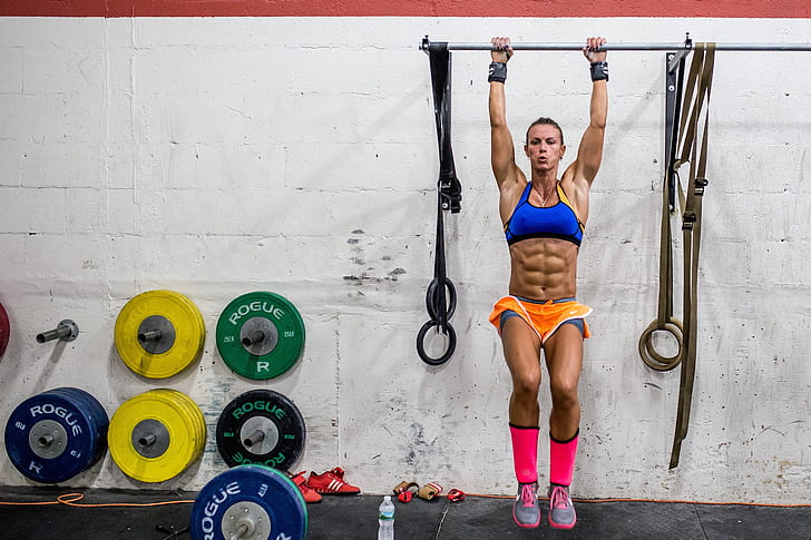 Weiblich, Training, Bauchmuskeln, Crossfit, Sportbekleidung, HD-Hintergrundbild