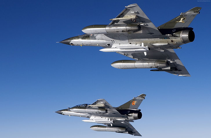 serangan, Angkatan Udara Perancis, tentara Prancis, Pesawat, Mirage 2000, Wallpaper HD