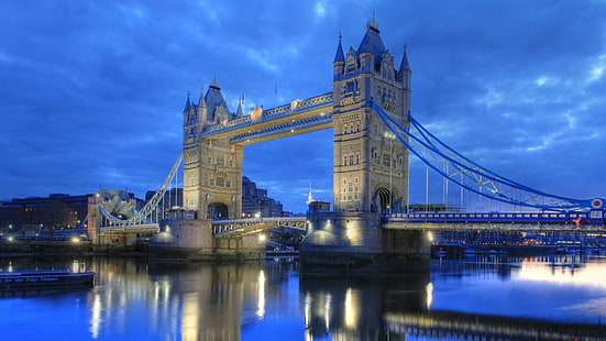 город, здания, лондон, лондонский мост, HD обои HD wallpaper
