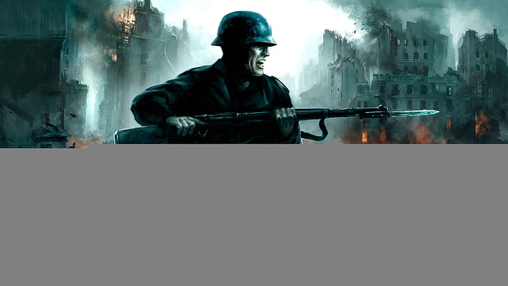 Soldato della seconda guerra mondiale disegno carro armato filo spinato HD, digitale / grafica, disegno, mondo, guerra, soldato, carro armato, seconda guerra mondiale, filo, ardiglione, Sfondo HD