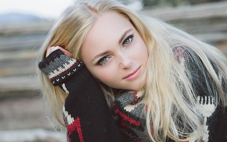 Anna Sophia Robb блондинка пуловер-Beauty Photo HD Wa .., HD тапет