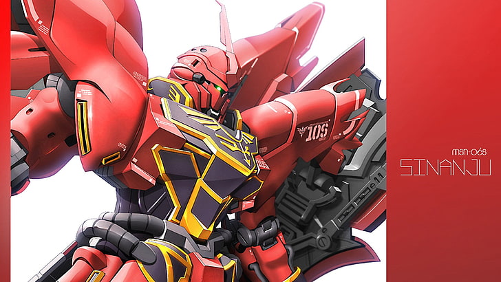 Wallpaper robot Sinanju, Anime, Gundam, Wallpaper HD