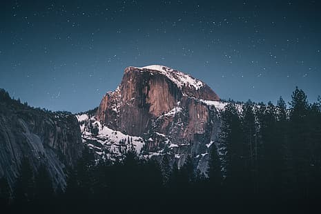 pemandangan gunung, hutan, OS dasar, desain 3d, Wallpaper HD HD wallpaper