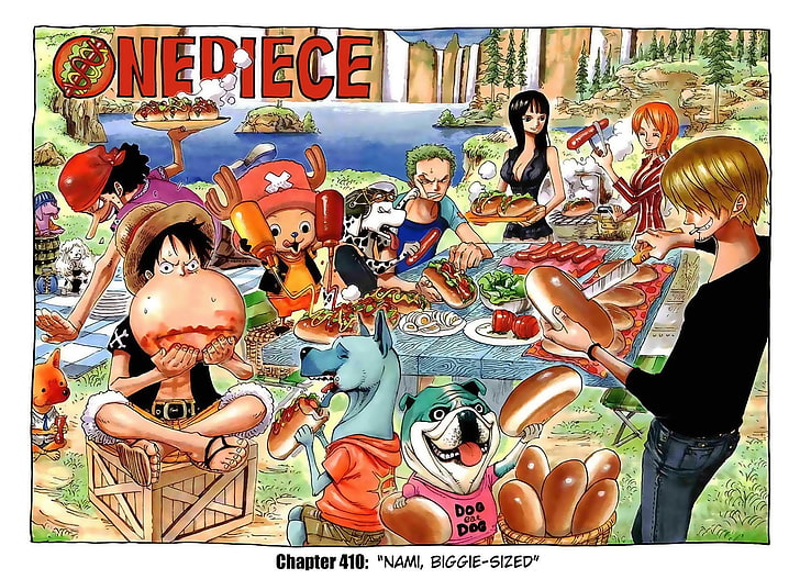 One Piece, anime, Tapety HD
