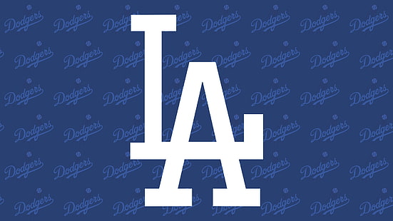 Los Angeles Dodgers, logo, Sfondo HD HD wallpaper