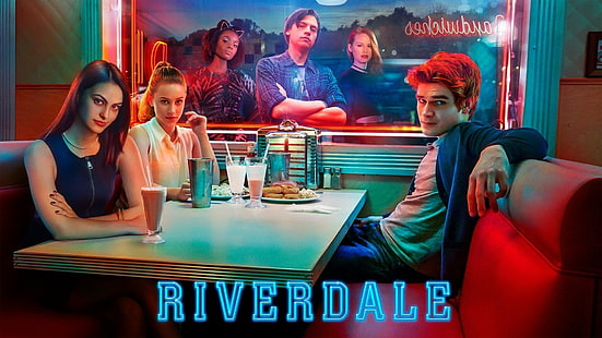 Fernsehserie, Riverdale, Ashleigh Murray, Camila Mendes, Cole Sprouse, KJ Apa, Lili Reinhart, Madelaine Petsch, HD-Hintergrundbild HD wallpaper