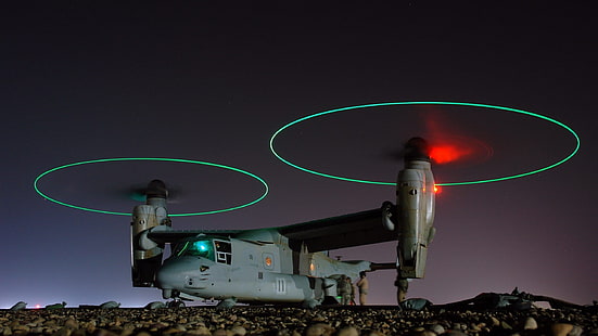 армия, CV-22 Osprey, хеликоптери, превозно средство, военен самолет, HD тапет HD wallpaper