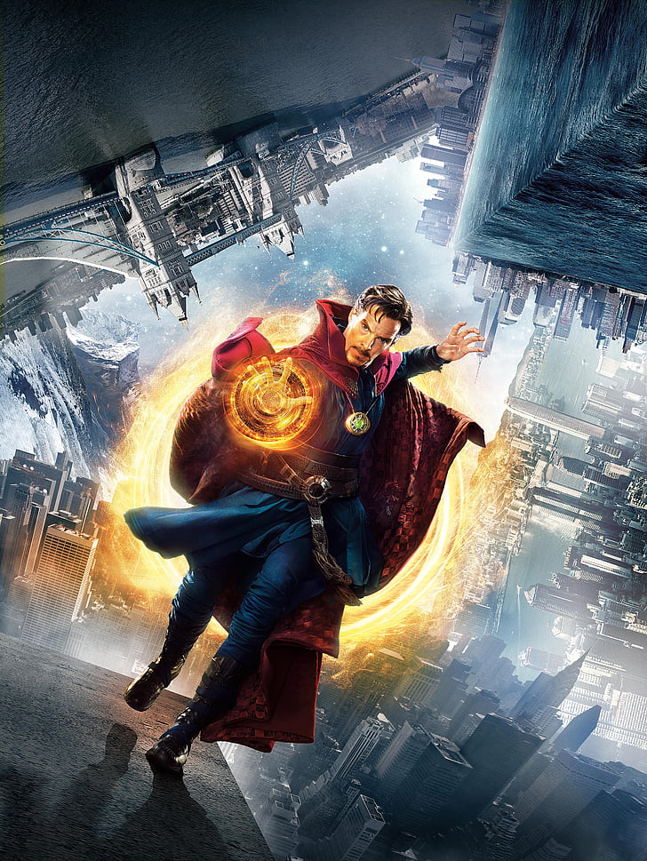 Plakat filmowy Doctor Strange, Doctor Strange, Marvel Studios, 4K, Fantasy, Tapety HD, tapety na telefon