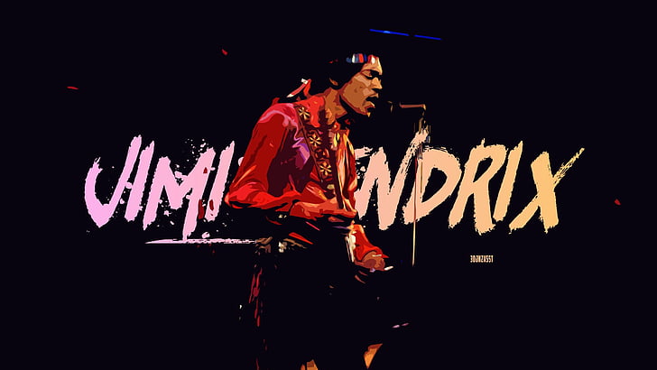 Singers, Jimi Hendrix, Artistic, Concert, Digital Art, Guitar, Guitarist, Rock (Music), Singer, HD wallpaper